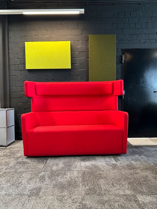 Parcs Wing Set Rot, Sofa + Sessel