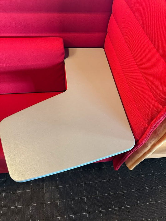 Vitra Alcove Highback Work Sofa Rot