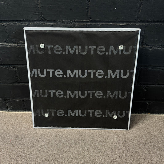 MUTE Akustik Wandabsorber Quadrate 60x60 cm (Hellgrau)