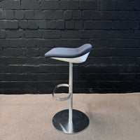 Walter Knoll Barhocker, Blau/Grau-Blau, 45 × 45 × 75 cm