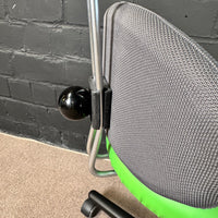 Leitner Ergomöbel Twist Ergonomischer Arbeitshocker grün/grau/schwarz
