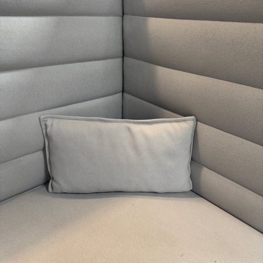 Vitra Alcove Sitzkissen 40x25cm in Hellgrau