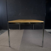 USM Haller Tisch – Klassischer Design-Schreibtisch in Echtholzfurier (Ahorn)