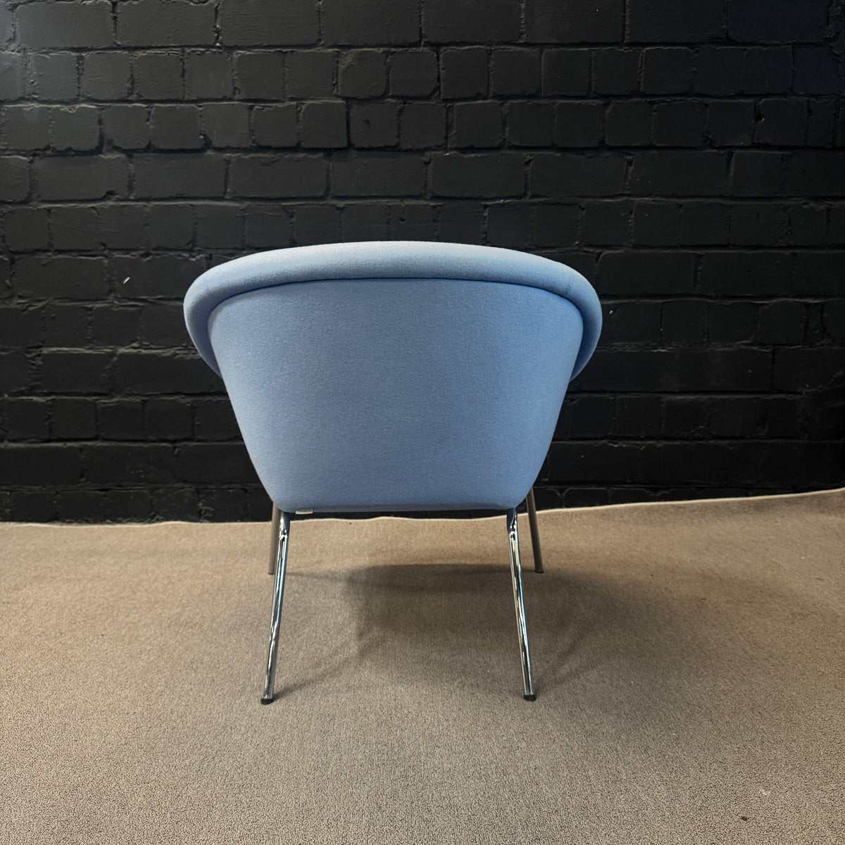 Walter Knoll FK 86 Lounge Sessel (Hellblau / Chrom)