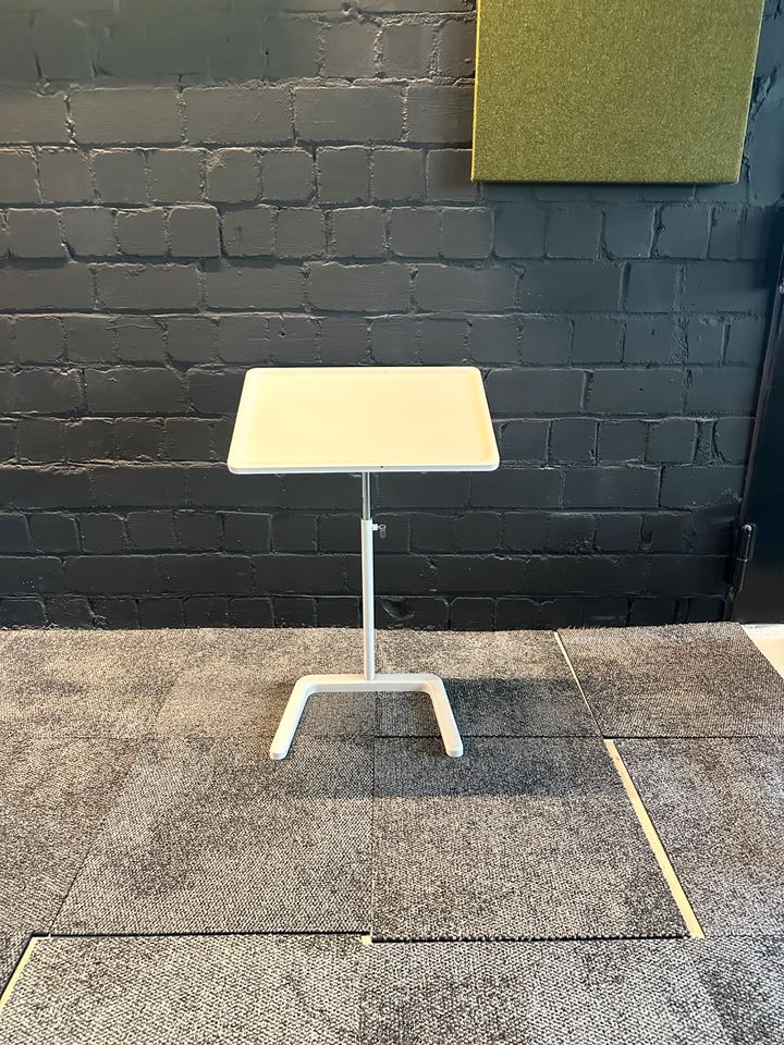 NesTable Beistelltisch, höhenverstellbar, Weiß
