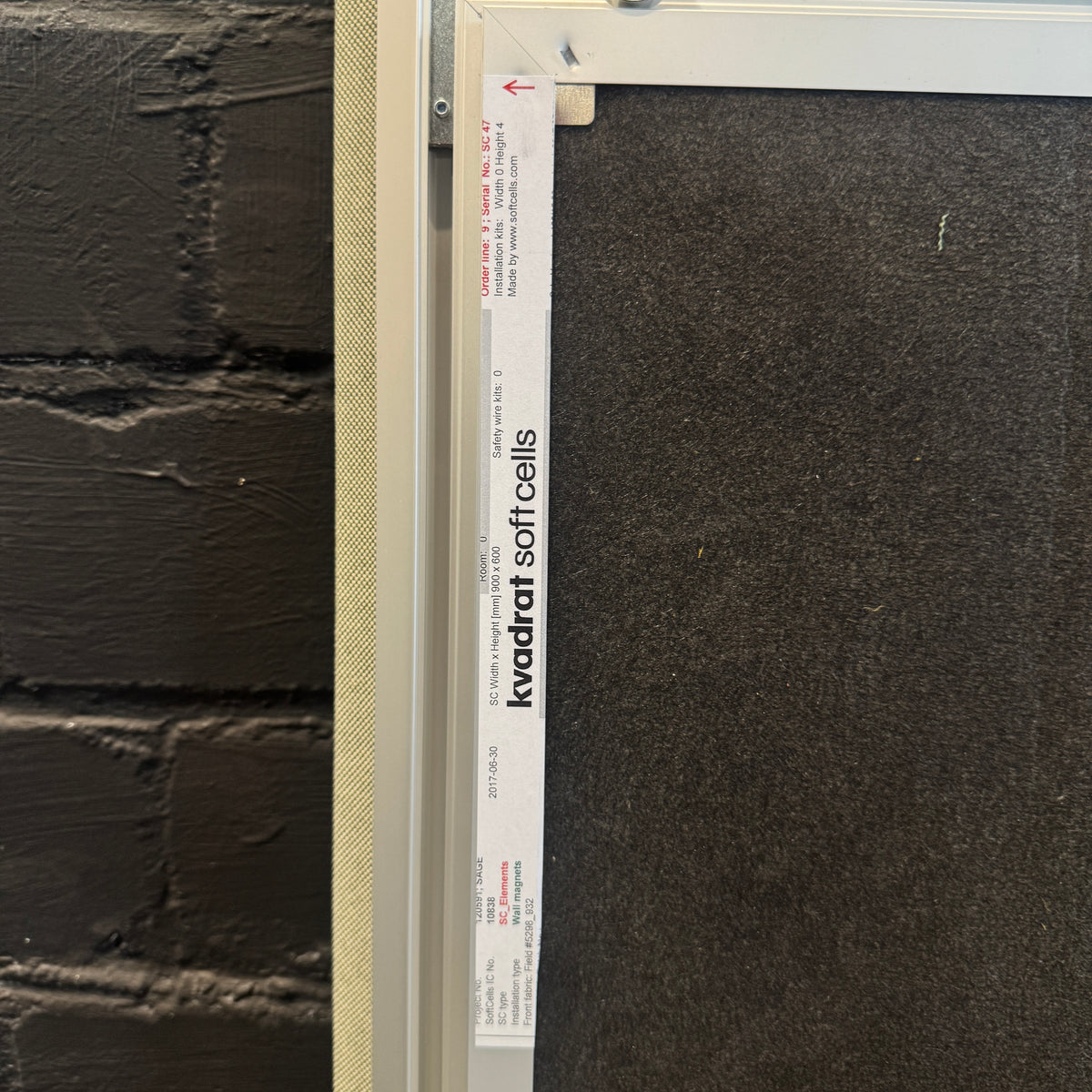 Kvadrat Soft Cells Akustikwandpaneel Grau (60cm x 90cm)