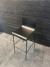 Barhocker Schwarz mit Holz