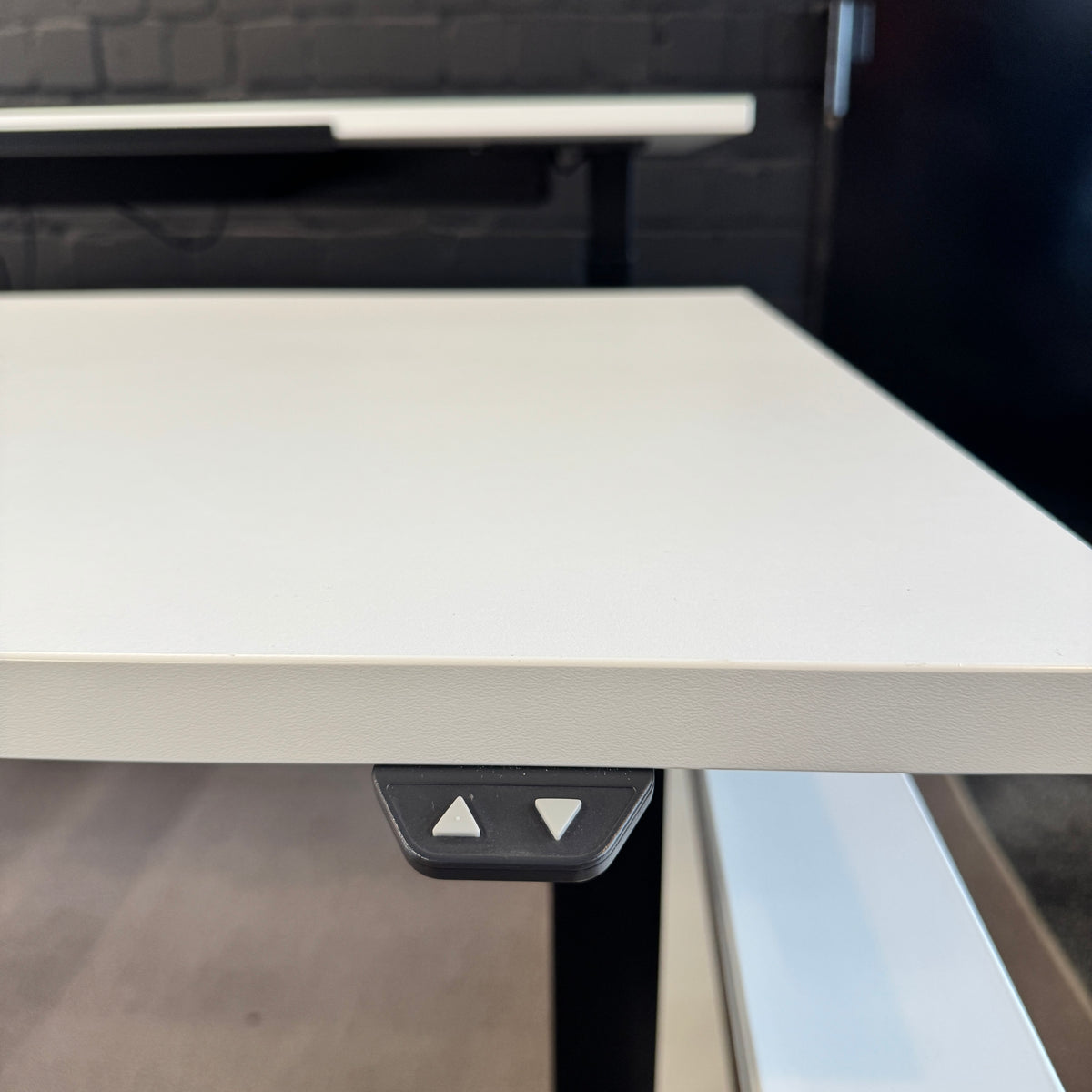 Inwerk Masterlift Team Doppelarbeitsplatz (Höhenverstellbar, Weiß / Schwarz)