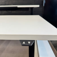Inwerk Masterlift Team Doppelarbeitsplatz (Höhenverstellbar, Weiß / Schwarz)