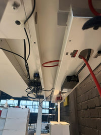E-Schreibtisch, 180×90 cm, Weiß
