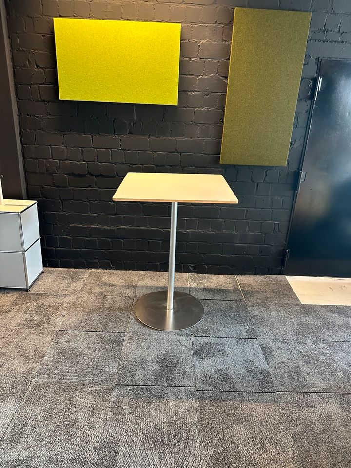 Brio Stehtisch, 80×80 cm, Höhe 110 cm