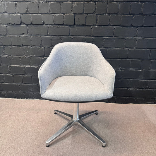 Vitra Softshell Chair Konferenzstuhl, Grau