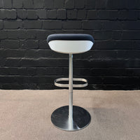 Walter Knoll Barhocker, Blau/Grau-Blau, 45 × 45 × 75 cm