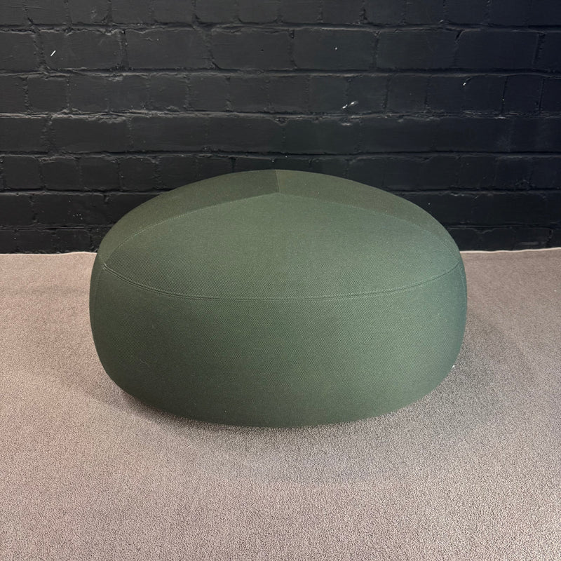 La Palma Sitzhocker, Dunkelgrün/Moosgrün, 60 × 60 × 45 cm