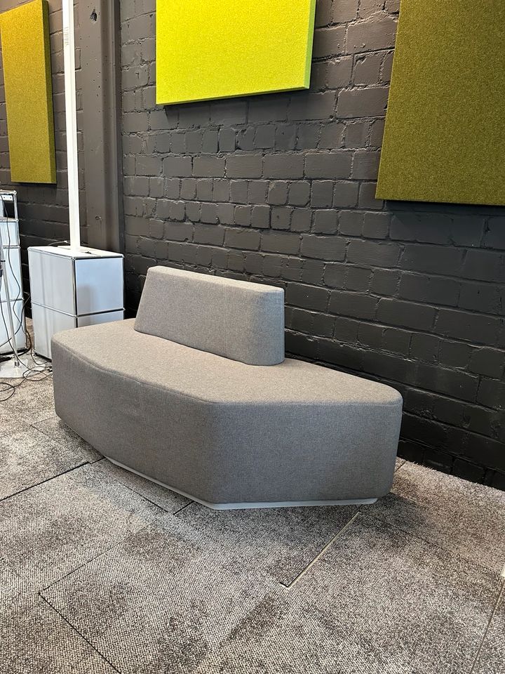 Loungebank Organic Office Grau