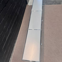 USM Haller Sideboard, Mattsilber, 3 Klappen