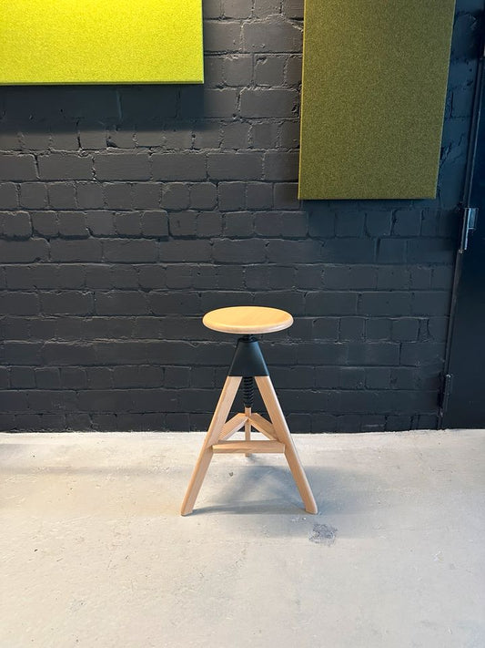Barhocker höhenverstellbar Holz/Metall