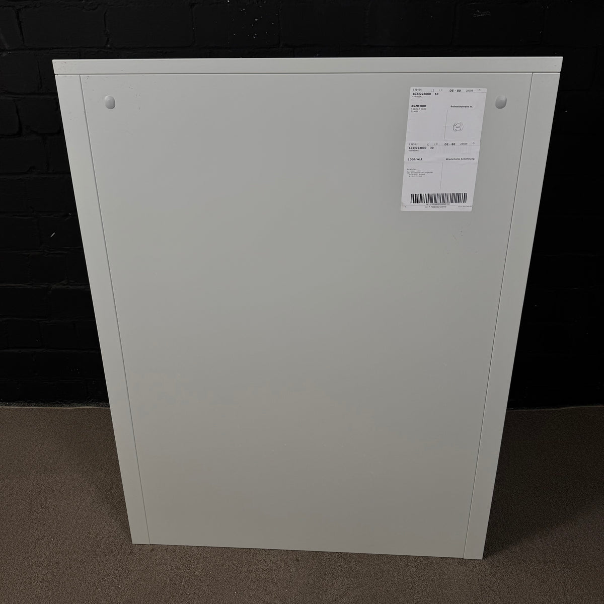 DENIOS C+P Flügeltürenschrank Acurado, als Beistellschrank, 120 x 50 x 100 cm, lichtgrau