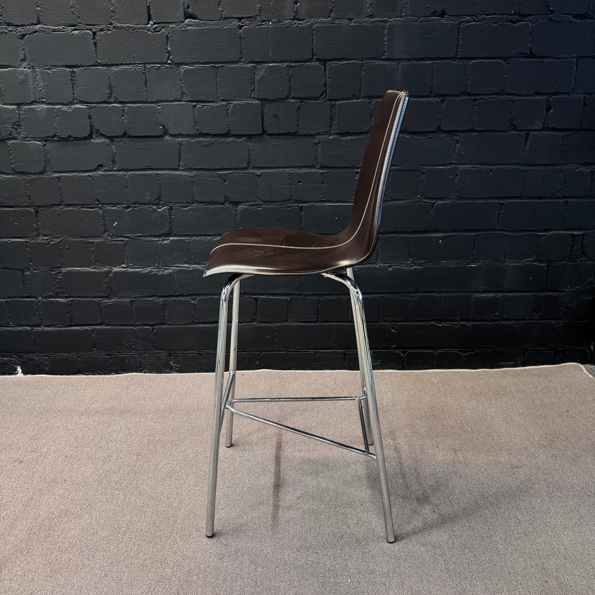 Metalmobil Barhocker, Schwarz/Anthrazit, 48 × 52 × 100 cm