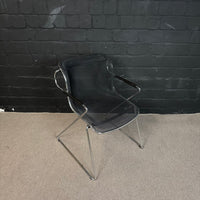 Castelli Penelope Chair – Drahtnetz-Besucherstuhl von Charles Pollock