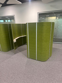 Workbay Stehhöhe Grün