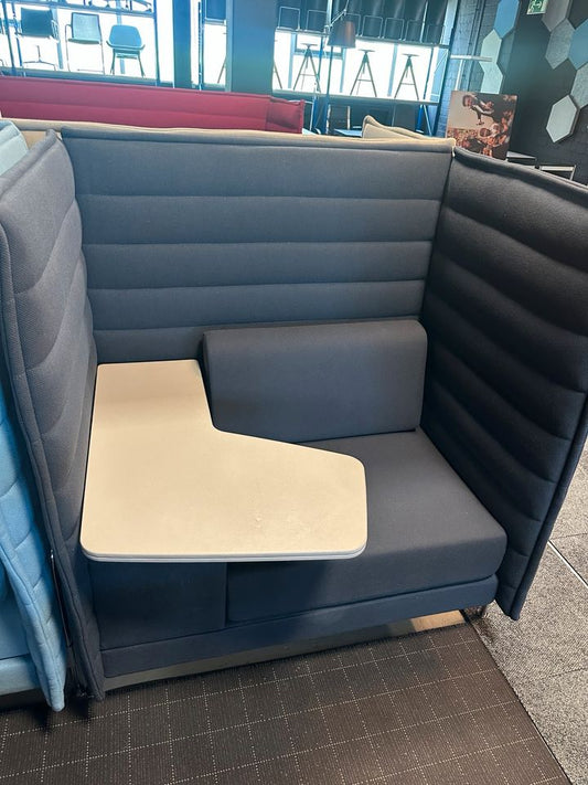 Vitra Alcove Highback Work Sofa Anthrazit