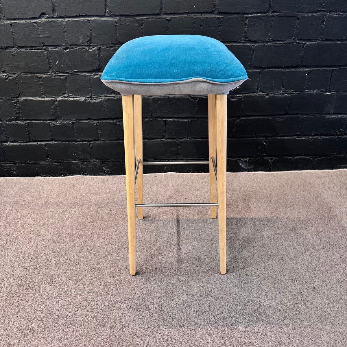 Mobitec Barhocker, Dunkelgrau/Melange, 46 × 50 × 95 cm