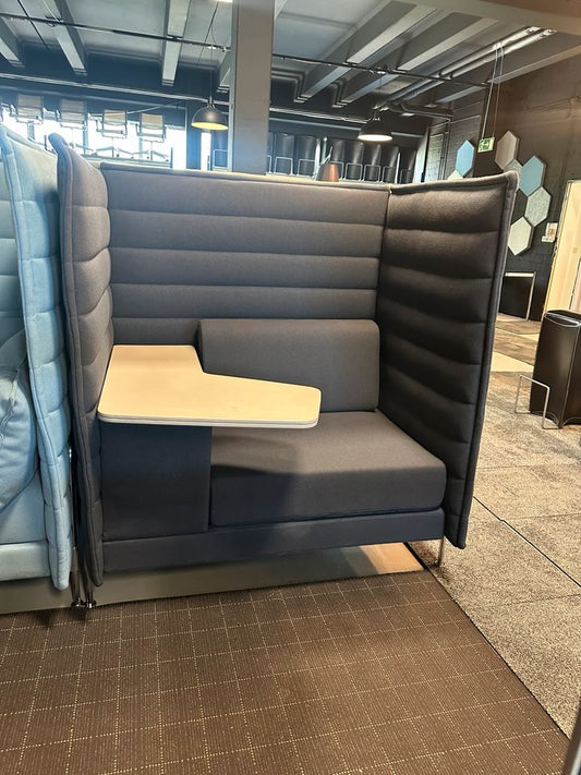 Vitra Alcove Highback Work Sofa Anthrazit