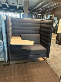 Vitra Alcove Highback Work Sofa Anthrazit