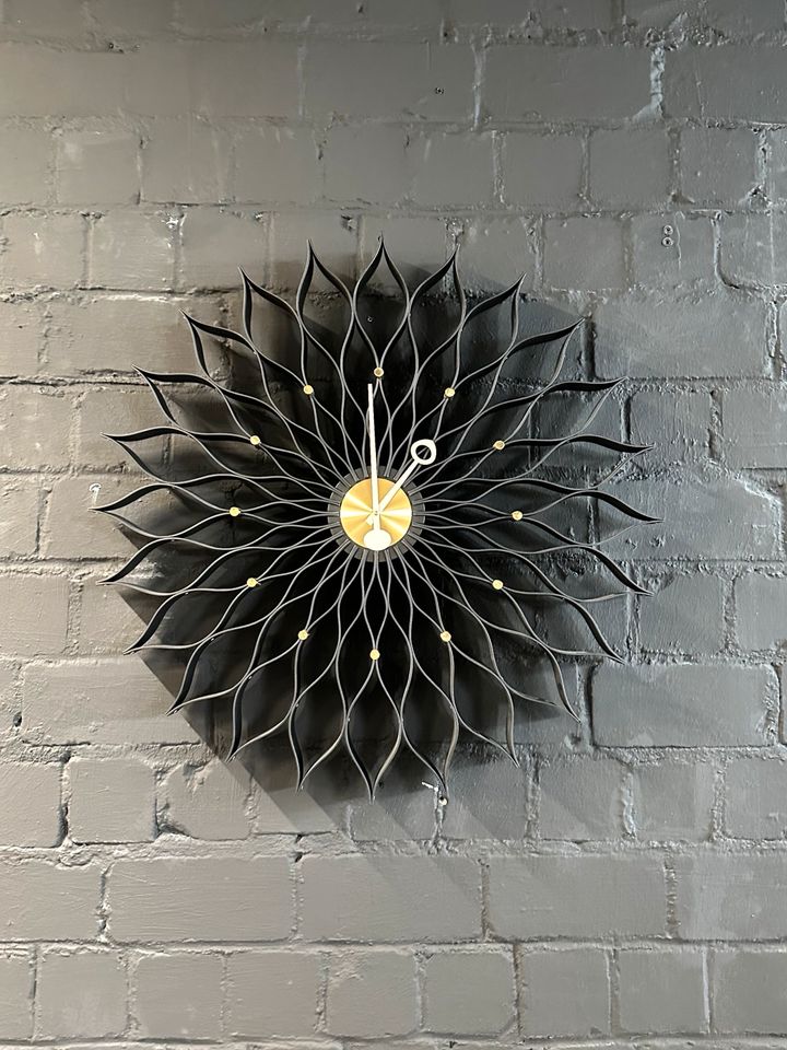 Sunflower Clock Wanduhr