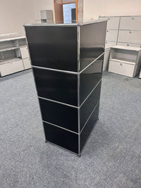 Highboard Graphitschwarz, 75×142 cm, neue Generation