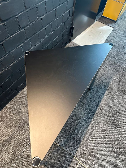 Dreiecktisch Schwarz Linoleum