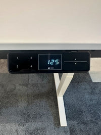 E-Tisch, 160×80 cm, Weiß