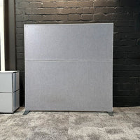 Filz-Pinnwand / Trennwand Grau, 160×160 cm