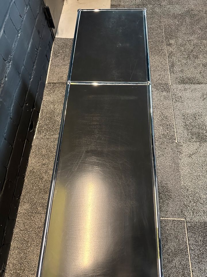 Sideboard Schwarz, 127×59 cm