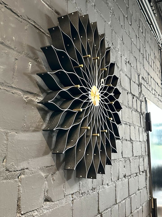 Sunflower Clock Wanduhr