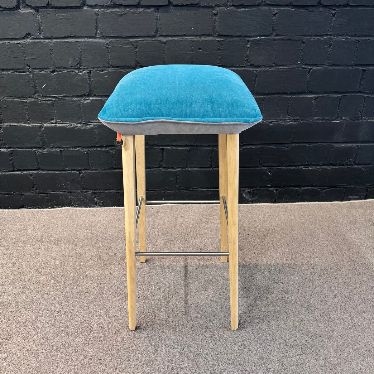 Mobitec Barhocker, Dunkelgrau/Melange, 46 × 50 × 95 cm