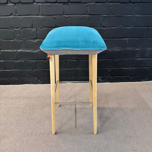 Mobitec Barhocker, Dunkelgrau/Melange, 46 × 50 × 95 cm
