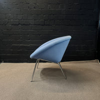 Walter Knoll FK 86 Lounge Sessel (Hellblau / Chrom)