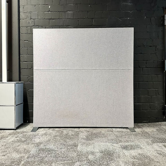 Filz-Pinnwand / Trennwand Grau, 160×160 cm