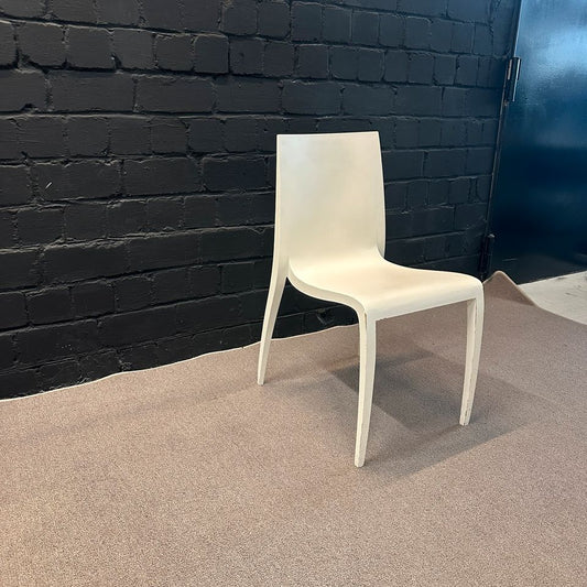 Horm Ki 3D Designstuhl / Besucherstuhl Weiß, stapelbar, Holz