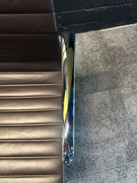 Alu Chair EA 108 Leder Braun
