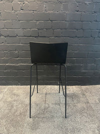Barhocker Schwarz mit Holz