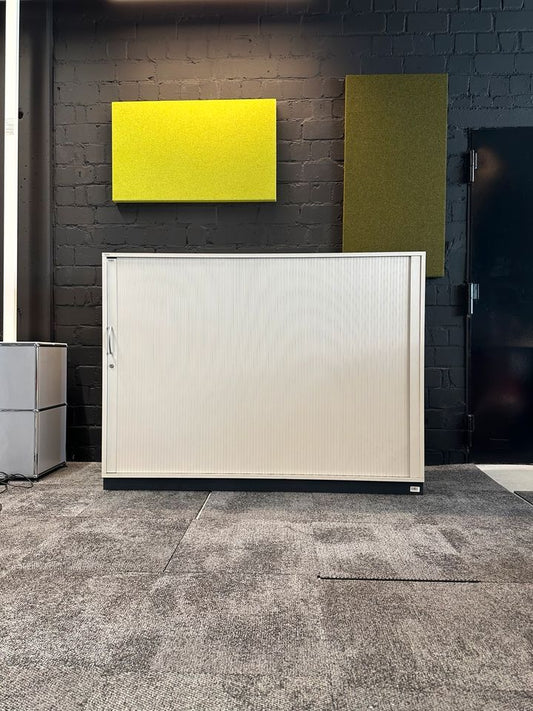 Rolladenschrank Weiß, 160×120 cm, 3 OH