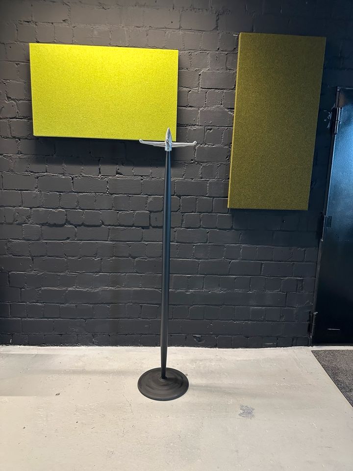 Standgarderobe Schwarz, 170 cm, 1990er