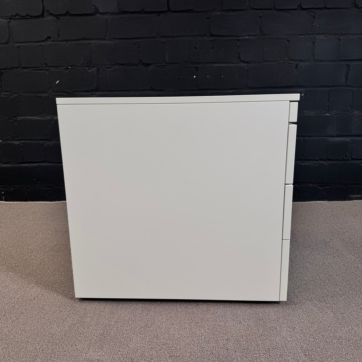 Steelcase Rollcontainer – Abschließbarer Büro-Container in Weiß