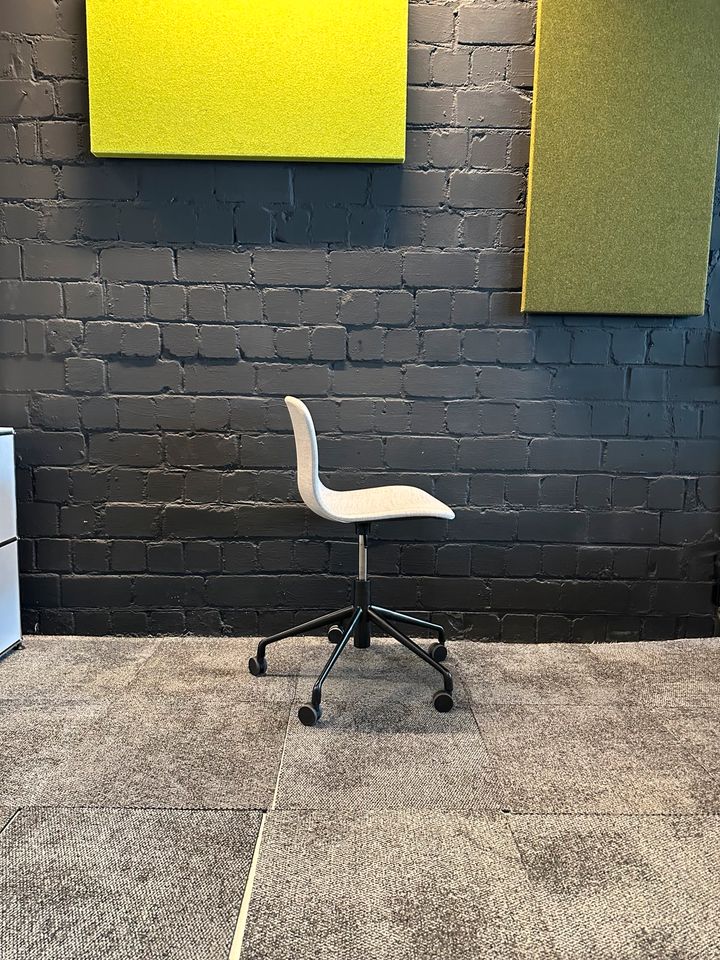 Bürostuhl Grau höhenverstellbar