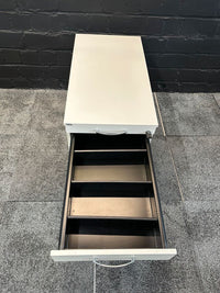 Rollcontainer Weiß, 3 Schubladen
