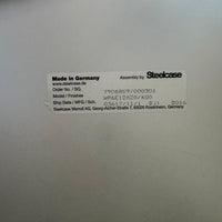 Steelcase elektrisch höhenverstellbarer Schreibtisch 180 x 80 cm – Weiß