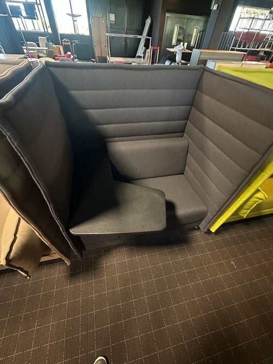 Vitra Alcove Highback Work Sofa Anthrazit